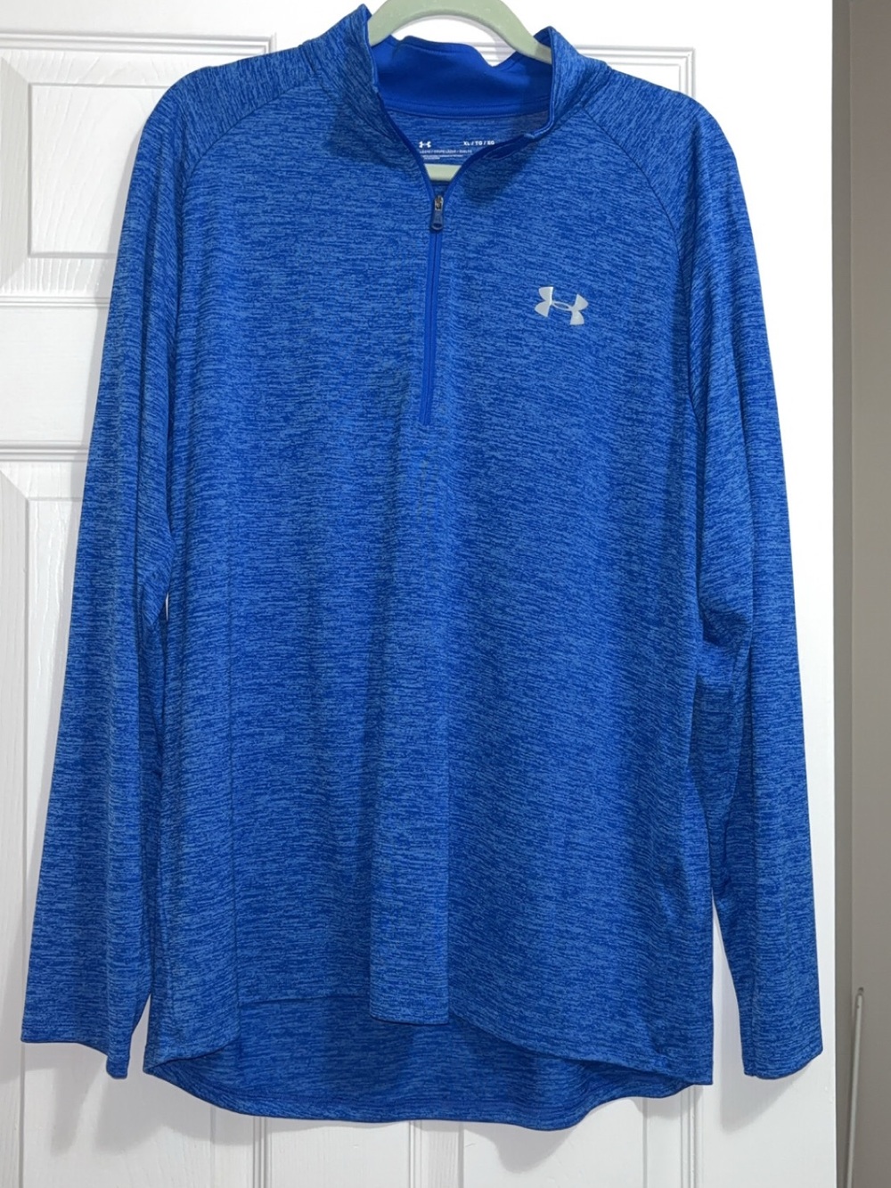 Under Armour Royal Blue Heather Quarter-Zip Pullover